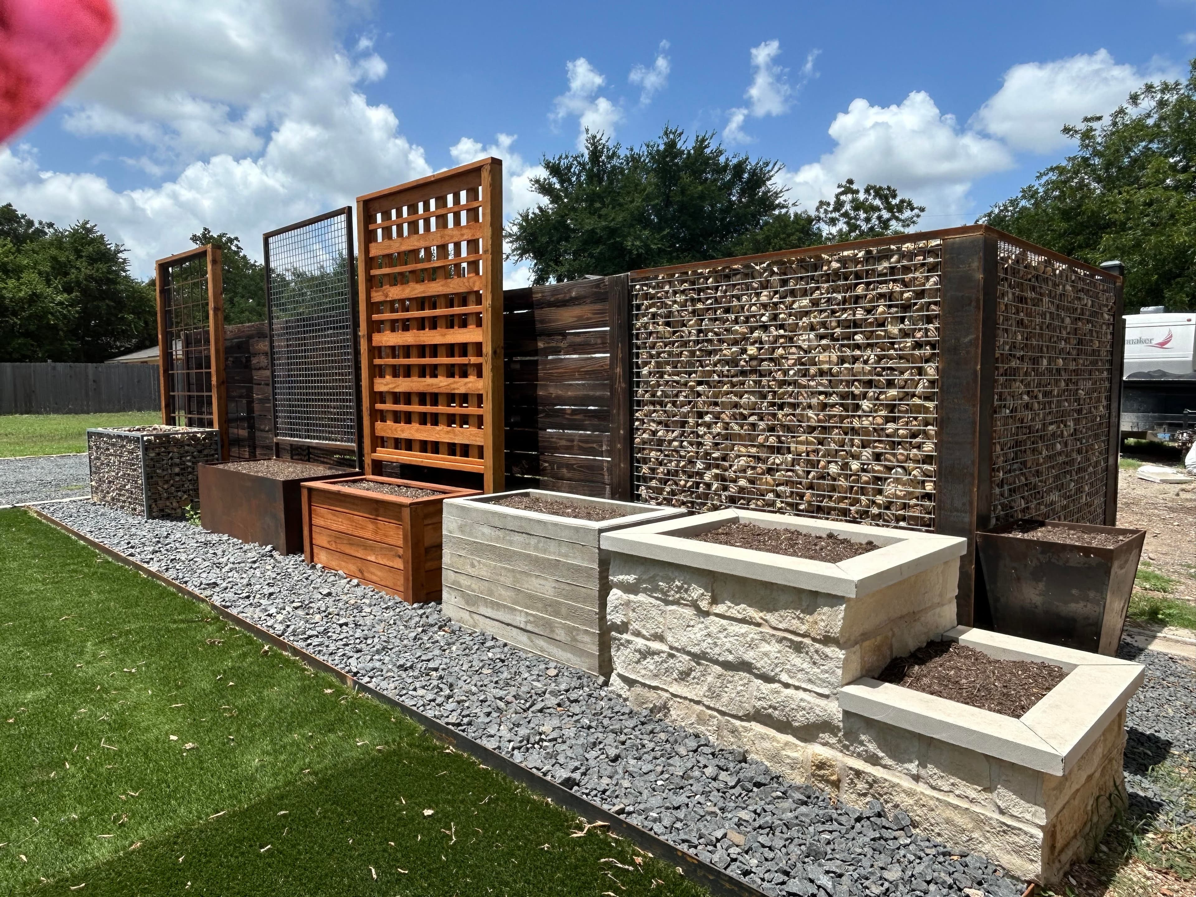 Planter Boxes & Gabion Features